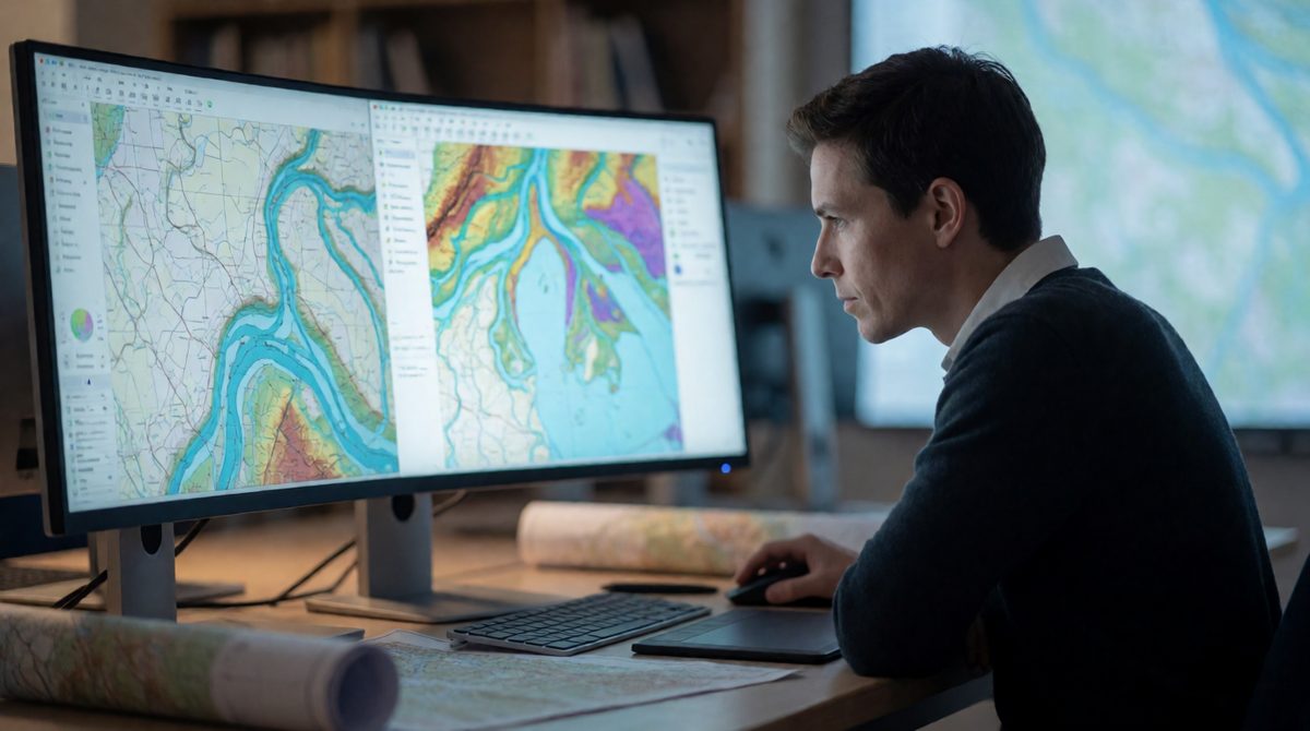 GIS helps map river processes