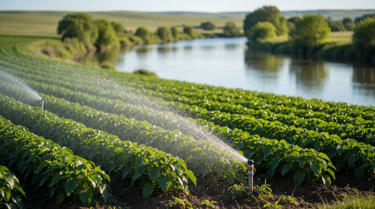 Farming uses lots of water