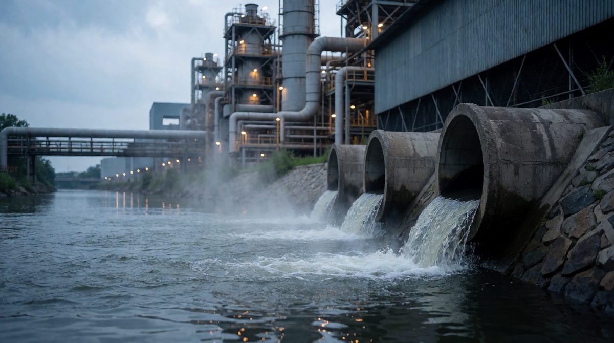 Industry uses water for cooling and processing