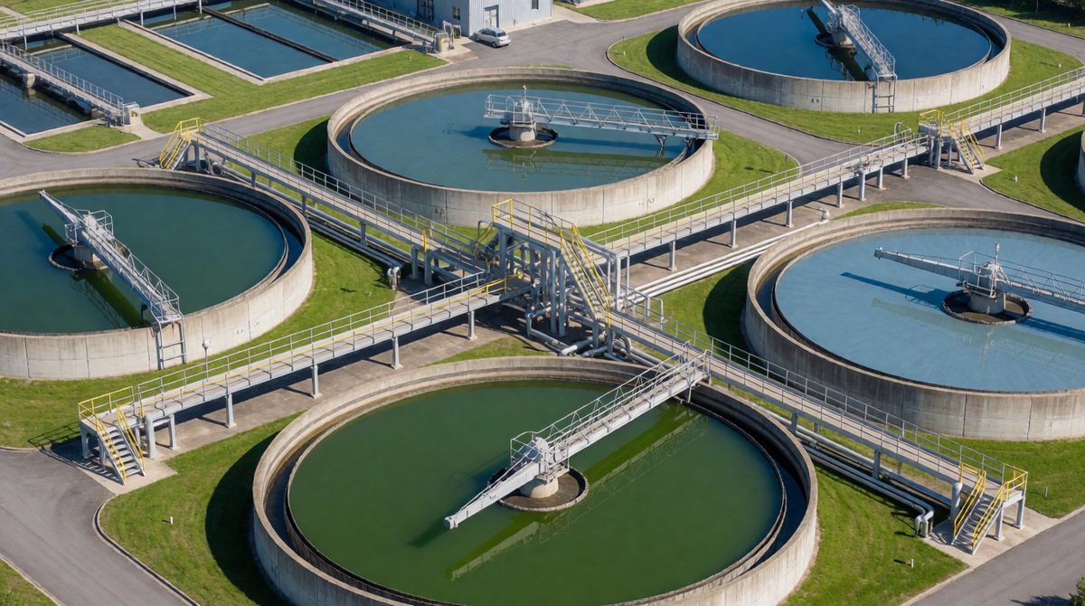 Sewage treatment stops pollution reaching rivers