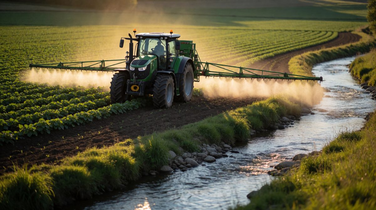 Farm chemicals can pollute rivers