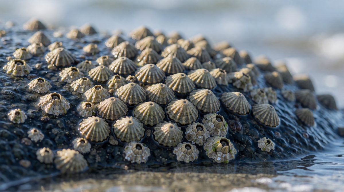 Limpets and other creatures weather rocks