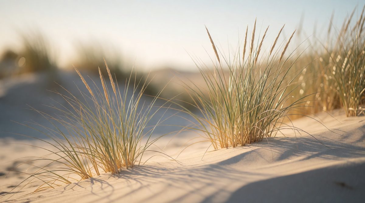 Plants help protect the coast from erosion