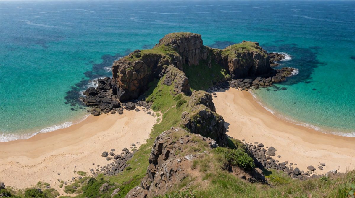 Headlands and bays form along discordant coasts