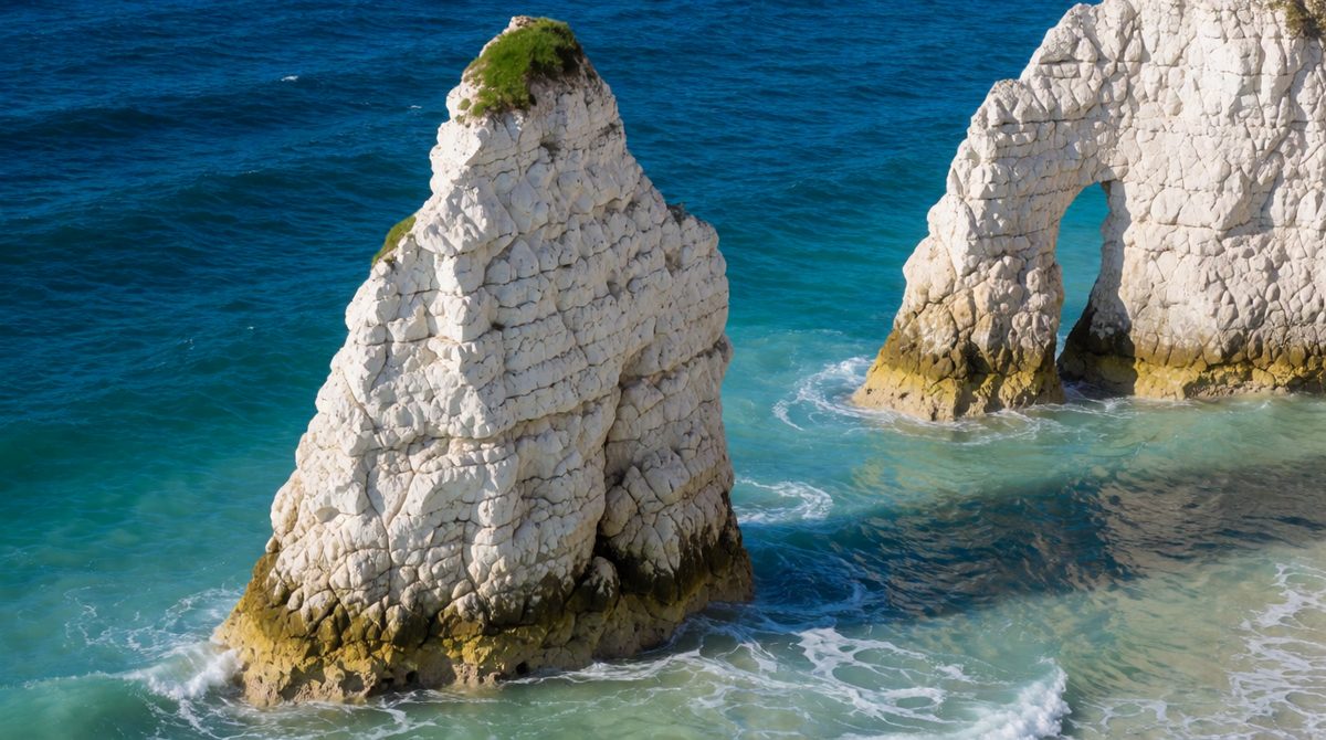 Stacks are left when arches collapse