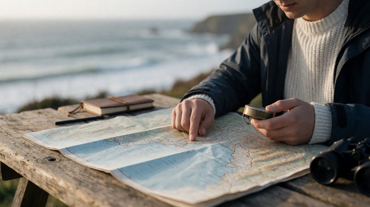 Maps help us link coastal landforms to geology