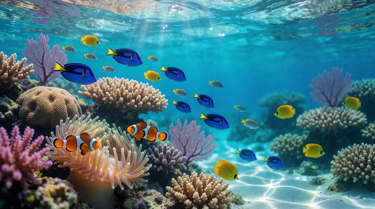 Coral reefs are home to huge numbers of species