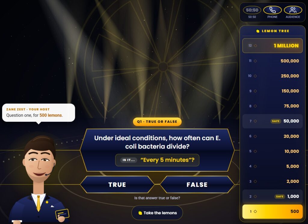 GCSE Learning game