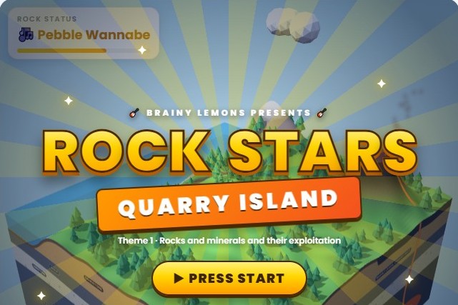 Rock Stars: Quarry Island - Cambridge IGCSE Environmental Management 3D game