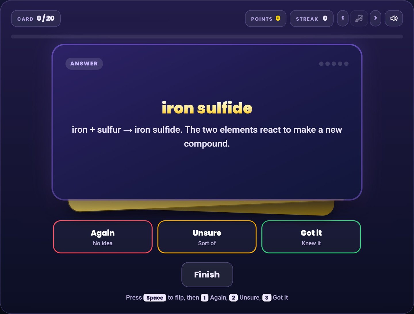 AQA GCSE Chemistry on Brainy Lemons: 2044 flash cards, from easy to exam-hard