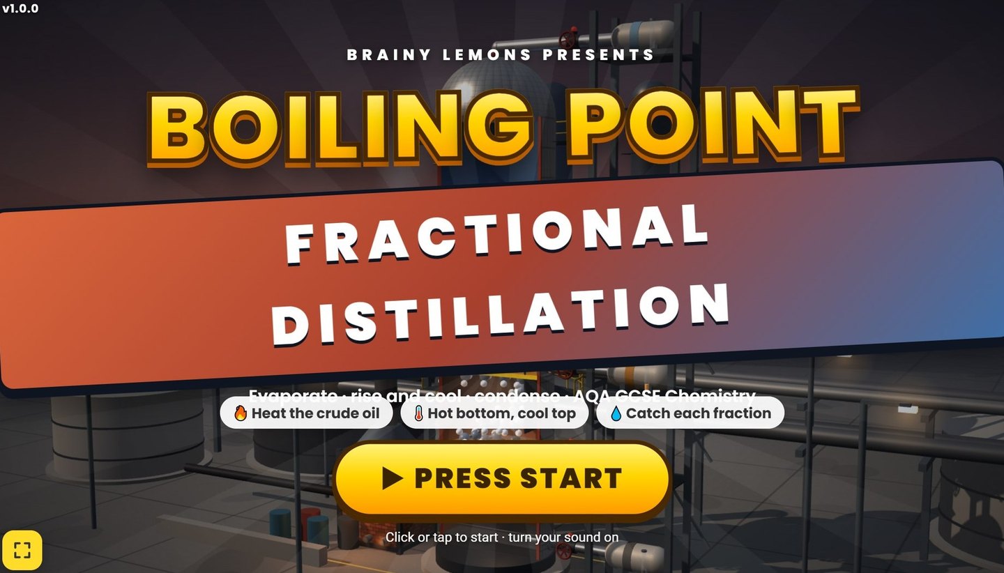 Boiling Point - AQA GCSE Chemistry 3D game