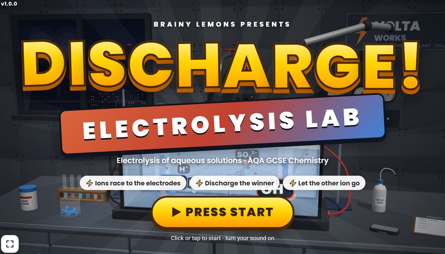 Discharge! - AQA GCSE Chemistry 3D game