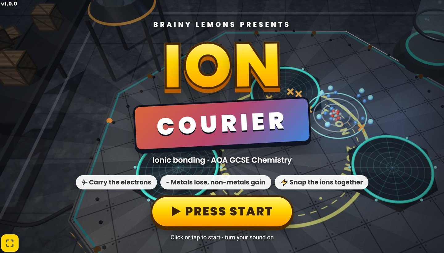 Ion Courier - AQA GCSE Chemistry 3D game