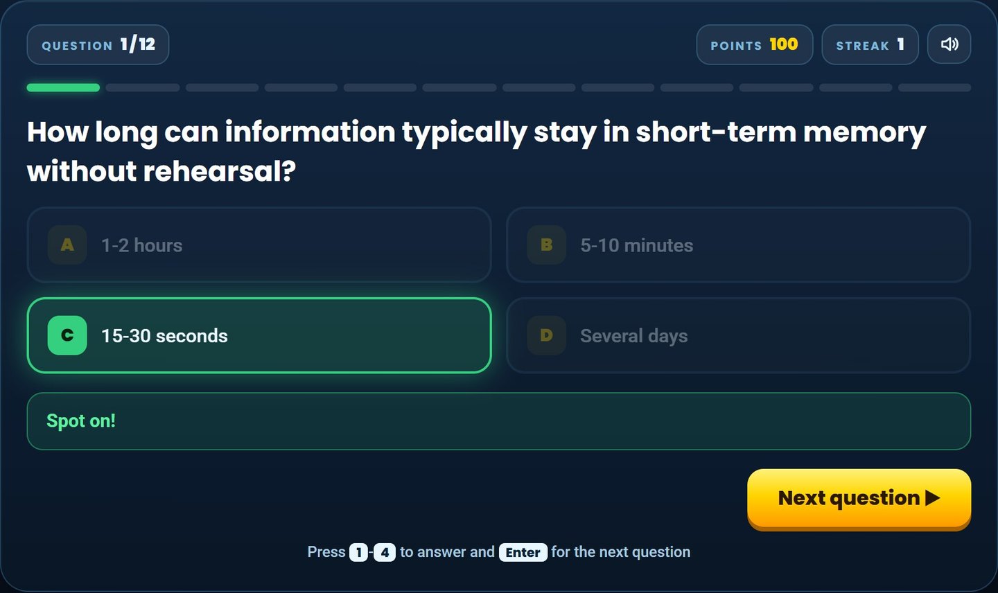 AQA GCSE Psychology on Brainy Lemons: Instant feedback on every question
