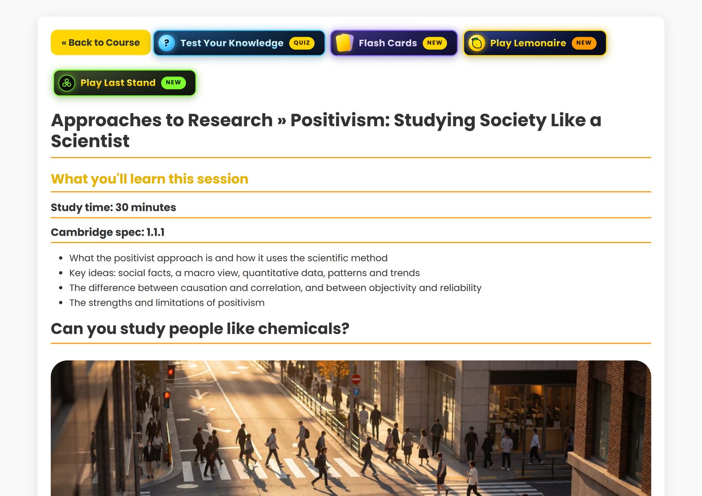 Cambridge IGCSE Sociology on Brainy Lemons: 88 lessons that follow the Cambridge 0495 syllabus