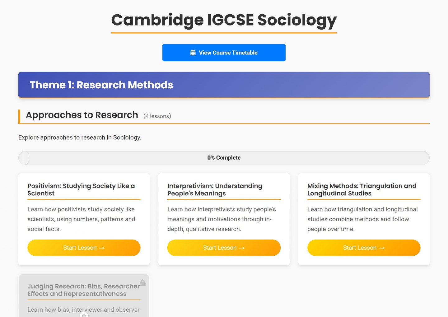 Cambridge IGCSE Sociology on Brainy Lemons: Every Cambridge IGCSE Sociology topic, laid out lesson by lesson