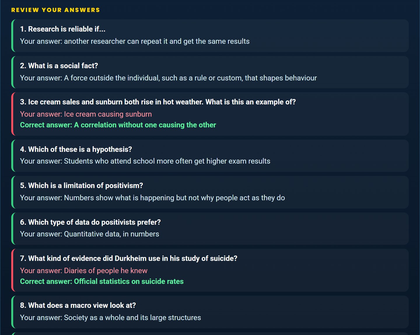 Cambridge IGCSE Sociology revision on Brainy Lemons