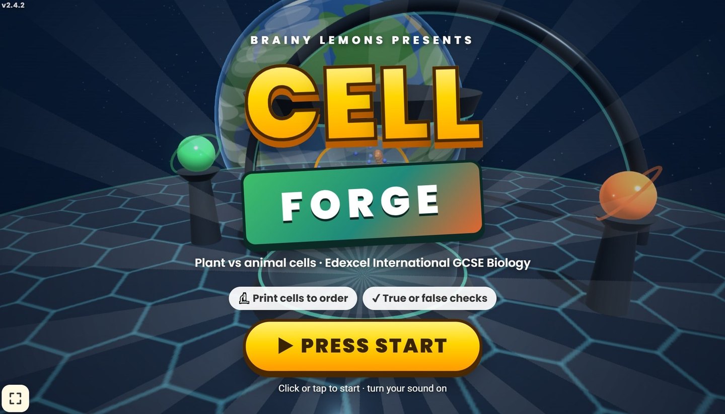 Cell Forge - Pearson Edexcel IGCSE Biology 3D game