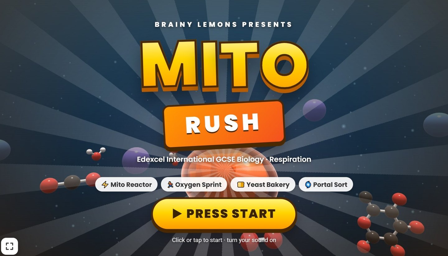 Mito Rush - Pearson Edexcel IGCSE Biology 3D game