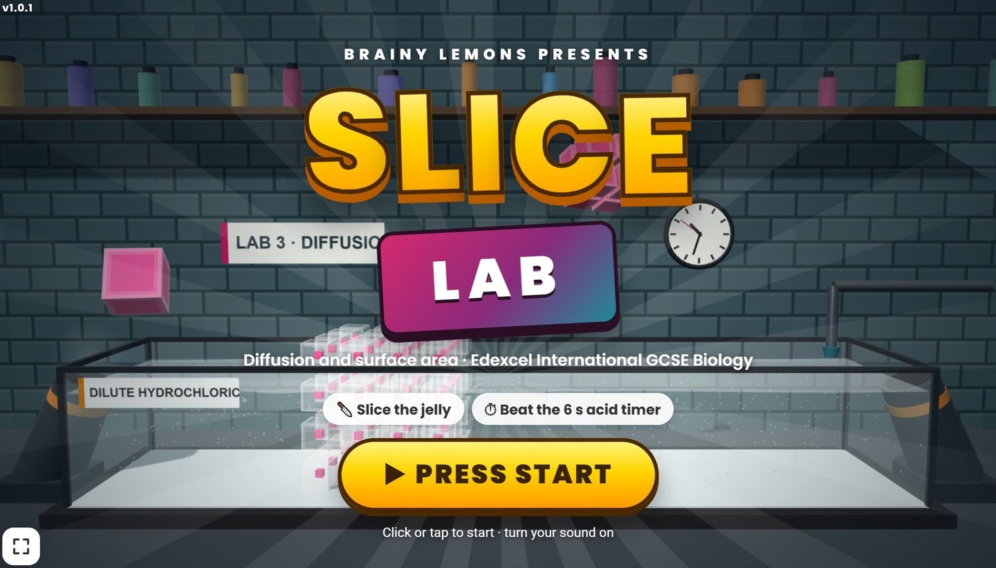 Slice Lab - Pearson Edexcel IGCSE Biology 3D game