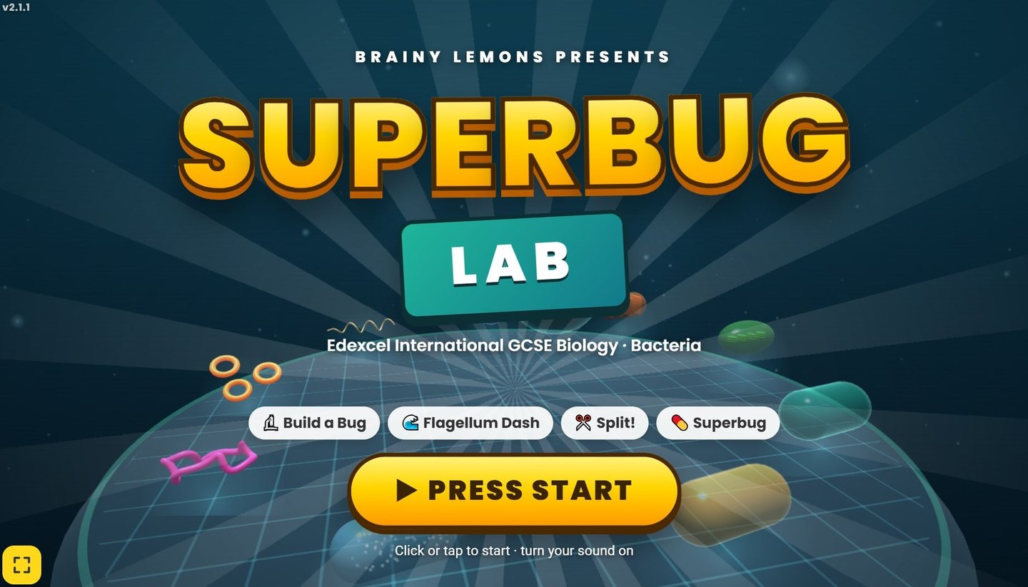 Superbug Lab - Pearson Edexcel IGCSE Biology 3D game