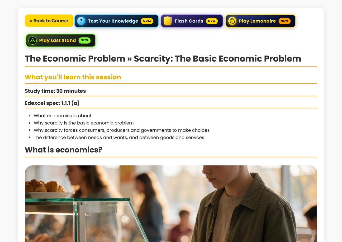 Pearson Edexcel IGCSE Economics on Brainy Lemons: 67 lessons that follow the Pearson Edexcel 4EC1 specification