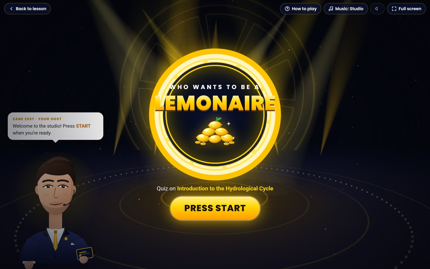 Who Wants to Be a Lemonaire? Pearson Edexcel IGCSE Geography (9-1) quiz game: Your own TV quiz show for every lesson