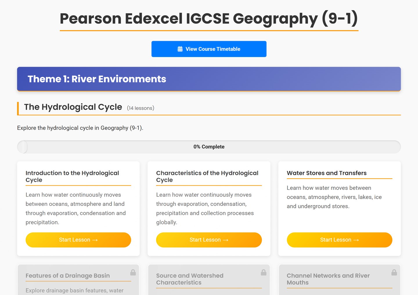 Pearson Edexcel IGCSE Geography (9-1) on Brainy Lemons: Every Pearson Edexcel IGCSE Geography (9-1) topic, laid out lesson by lesson